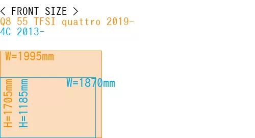 #Q8 55 TFSI quattro 2019- + 4C 2013-